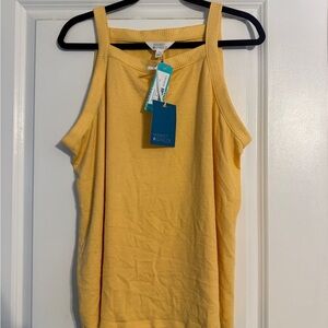 Market & Spruce Mustard Yellow Tank Top